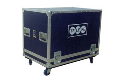 Flight cases profesionales fabricados para canal Telefe televisión